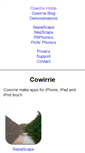 Mobile Screenshot of cowirrie.com